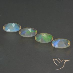 Shop natural 1.47ct Multicolore Opale gems, ovale, from Ethiopie at GemSelect. In stock, global shipping!