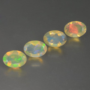 Achetez naturel 1.60ct Multicolore Opale gems, Coupe ovale, En provenance Ethiopie chez GemSelect. En stock, livraison internationale!