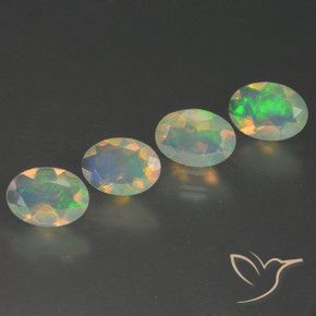 Shop natural 1.54ct Multicolore Opale gems, ovale, from Ethiopie at GemSelect. In stock, global shipping!