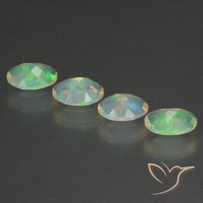 Shop natural 1.54ct Multicolore Opale gems, ovale, from Ethiopie at GemSelect. In stock, global shipping!