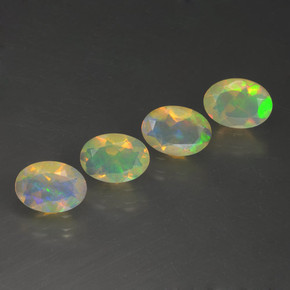 Achetez naturel 1.63ct Multicolore Opale gems, Coupe ovale, En provenance Ethiopie chez GemSelect. En stock, livraison internationale!