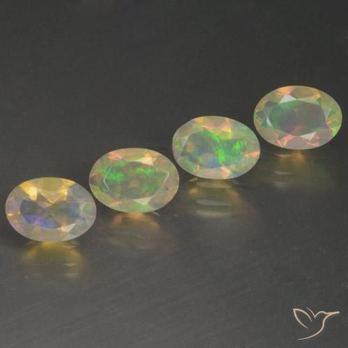 Shop natural 1.55ct Multicolore Opale gems, ovale, from Ethiopie at GemSelect. In stock, global shipping!