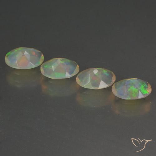 Shop natural 1.55ct Multicolore Opale gems, ovale, from Ethiopie at GemSelect. In stock, global shipping!