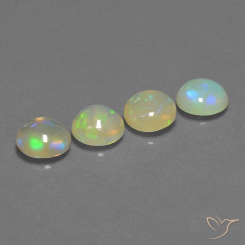 2.76ctw Naturel Multicolore Opale, Tour, Transparent, Photo A