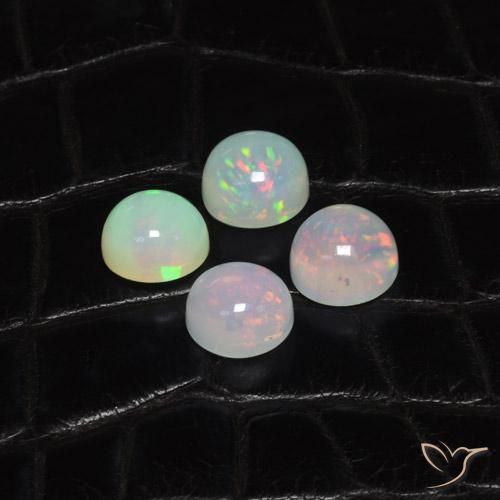 6.67ctw Naturel Multicolore Opale, Tour, Transparent
