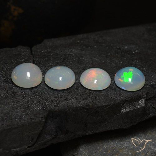 8.47ctw Naturel Multicolore Opale, Tour, Translucide
