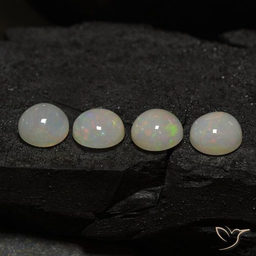 5.49ctw Naturel Multicolore Opale, Tour, Translucide