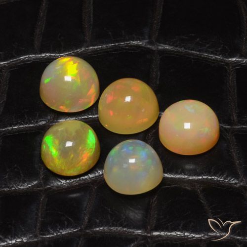 8.39ctw Naturel Multicolore Opale, Tour, Translucide