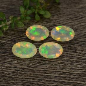 Achetez naturel 1.03ct Multicolore Opale gems, Coupe ovale, En provenance Ethiopie chez GemSelect. En stock, livraison internationale!