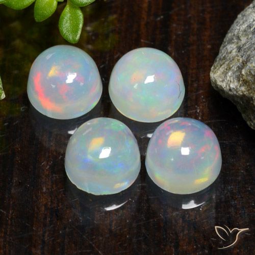 1.81ctw Naturel Multicolore Opale, Tour, Transparent