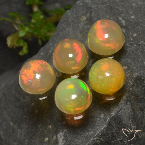 1.96ctw Naturel Multicolore Opale, Tour, Transparent, Photo A