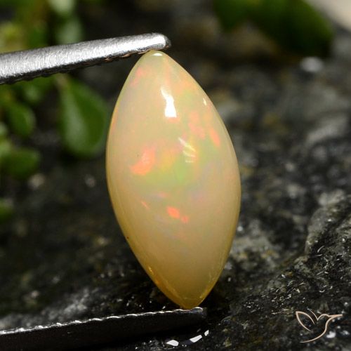 1.42ct Naturel Multicolore Opale, Marquise, Translucide
