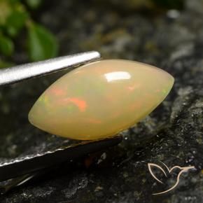 Opale Multicolore naturelle Marquise, 1.42 ct, Translucide