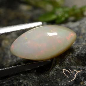 Opale Multicolore naturelle Marquise, 1.78 ct, Opaque