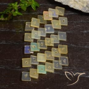 Shop natural 3.35ct Multicolore Opale gems, Carré, from Ethiopie at GemSelect. In stock, global shipping!