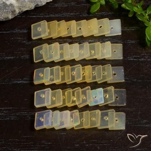 Shop natural 5.59ct Multicolore Opale gems, Carré, from Ethiopie at GemSelect. In stock, global shipping!