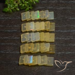 Shop natural 6.09ct Multicolore Opale gems, Carré, from Ethiopie at GemSelect. In stock, global shipping!