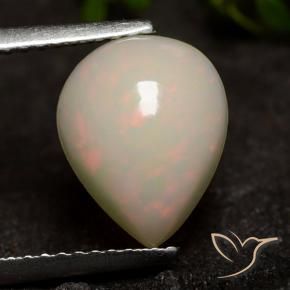 Opale Multicolore naturelle En forme de poire, 1.73 ct, Translucide