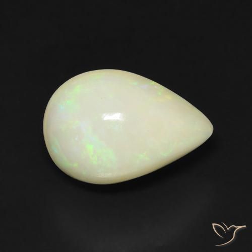 Opale Multicolore naturelle En forme de poire, 2.31 ct, Translucide