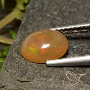 Opale Multicolore naturelle ovale, 0.93 ct, Transparent