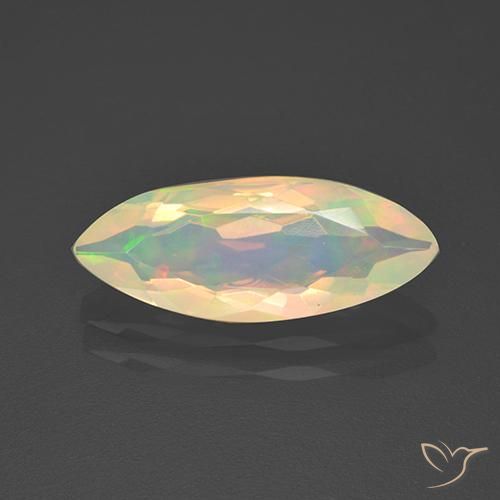 1.71ct Naturel Multicolore Opale, Marquise, Transparent, Photo A