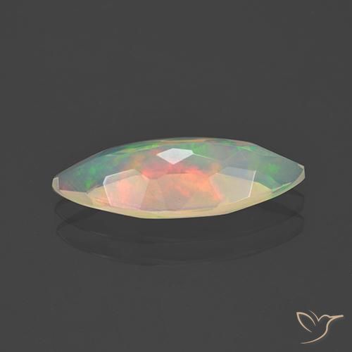 Opale Multicolore naturelle Marquise, 1.71 ct, Transparent