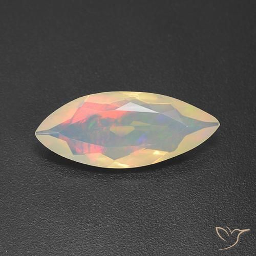 1.68ct Naturel Multicolore Opale, Marquise, Transparent