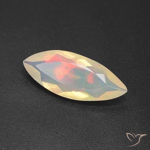 Opale Multicolore naturelle Marquise, 1.68 ct, Transparent