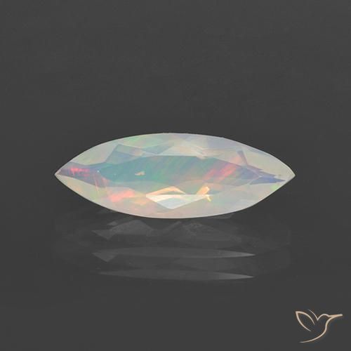 1.27ct Naturel Multicolore Opale, Marquise, Transparent