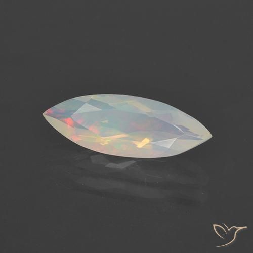 Opale Multicolore naturelle Marquise, 1.27 ct, Transparent