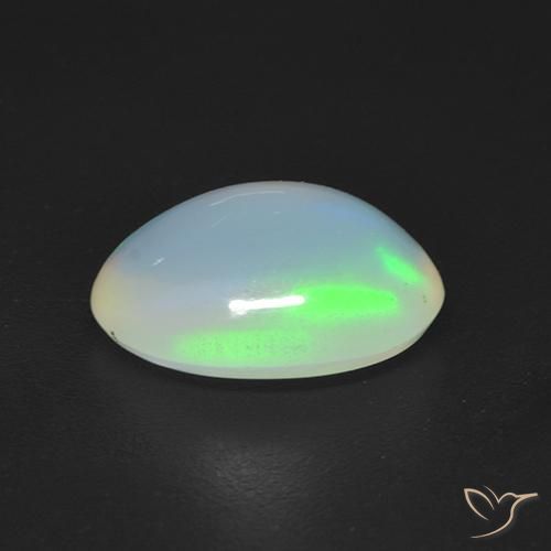 Opale Multicolore naturelle ovale, 1.43 ct, Transparent