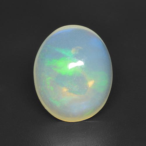 1.86ct Naturel Multicolore Opale, ovale, Transparent