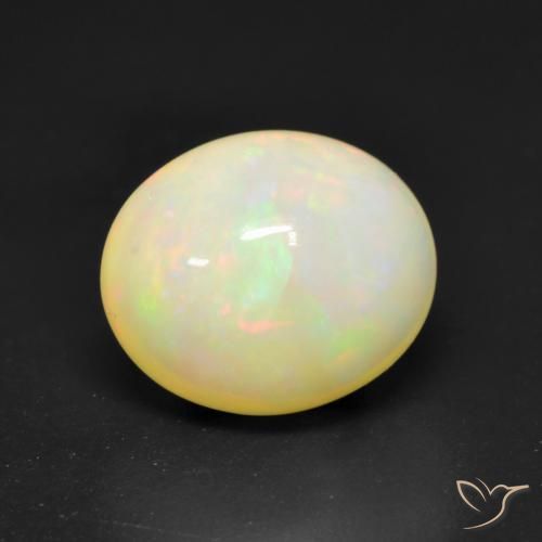 Opale Multicolore naturelle ovale, 2.90 ct, Translucide