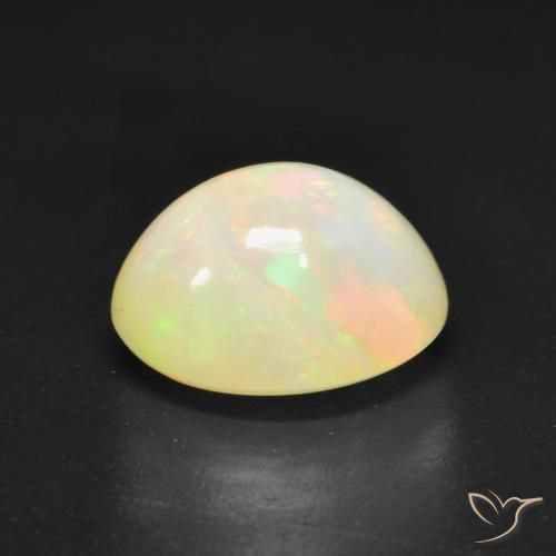 Opale Multicolore naturelle ovale, 2.90 ct, Translucide