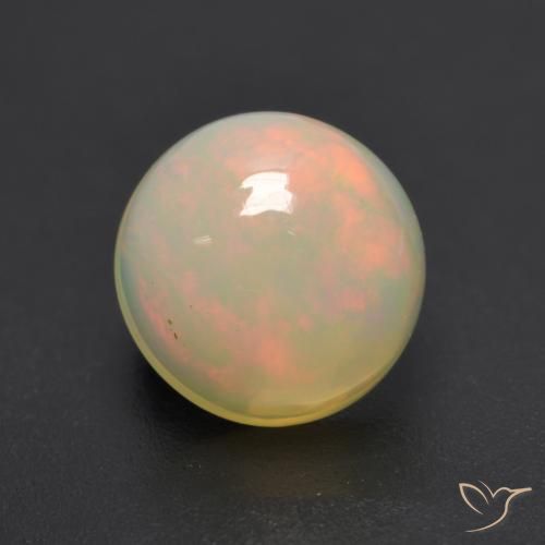 0.95ct Naturel Multicolore Opale, Tour, Translucide
