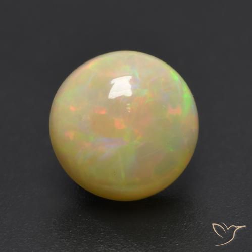 1.10ct Naturel Multicolore Opale, Tour, Translucide