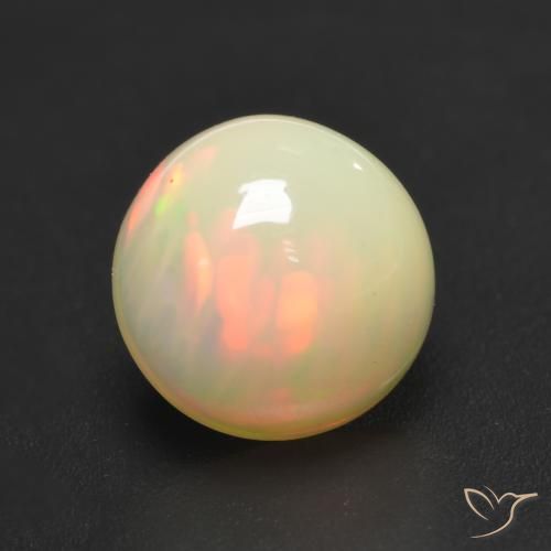 1.08ct Naturel Multicolore Opale, Tour, Translucide