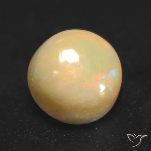 0.89ct Naturel Multicolore Opale, Tour, Translucide