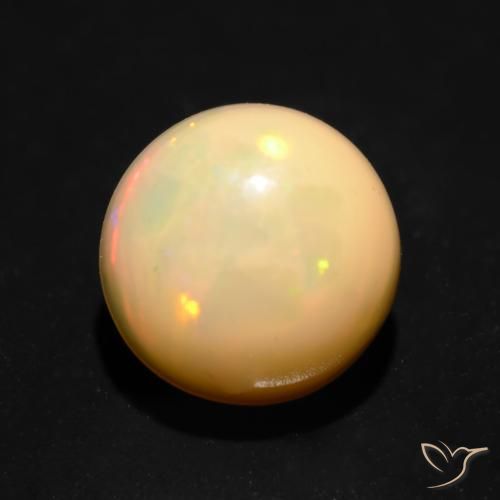1.10ct Naturel Multicolore Opale, Tour, Translucide