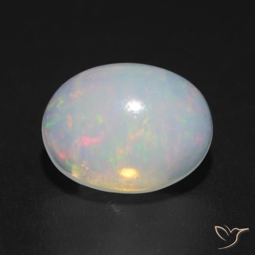 1.22ct Naturel Multicolore Opale, ovale, Transparent