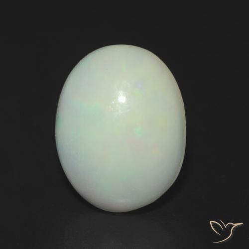 Opale Multicolore naturelle ovale, 0.98 ct, Translucide