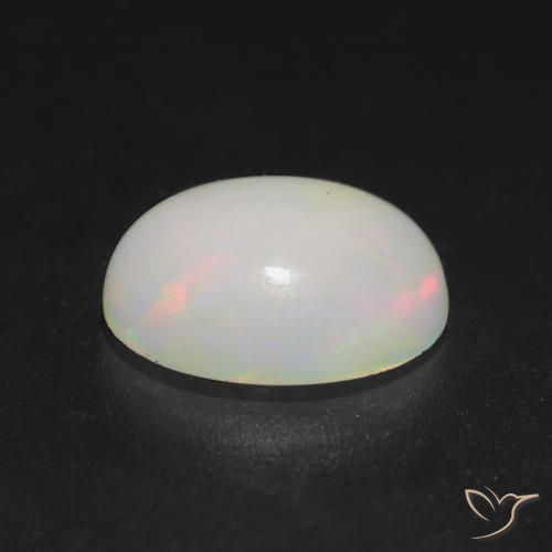 Opale Multicolore naturelle ovale, 0.98 ct, Translucide