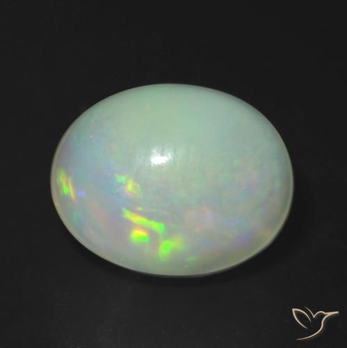 1.88ct Naturel Multicolore Opale, ovale, Translucide