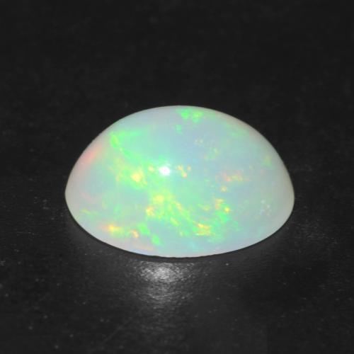 Opale Multicolore naturelle Coupe ovale, 0.96 ct, Transparent