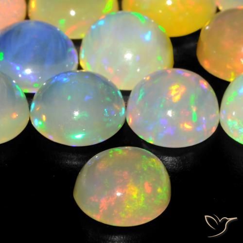 Opale Multicolore naturelle Tour, 0.86 ct, Transparent