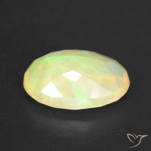 Opale Multicolore naturelle ovale, 1.15 ct, Translucide