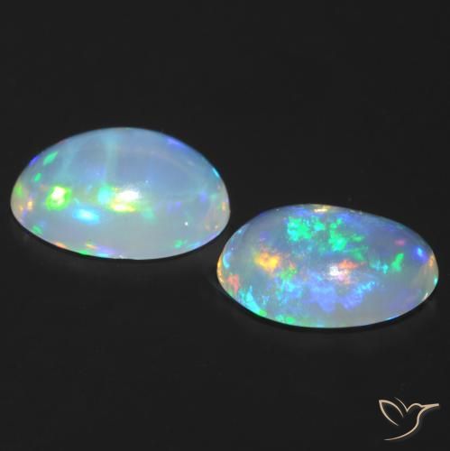 Shop natural 0.94ct Multicolore Opale gems, ovale, from Australie at GemSelect. In stock, global shipping!