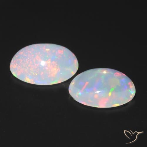 Shop natural 0.82ct Multicolore Opale gems, ovale, from Australie at GemSelect. In stock, global shipping!