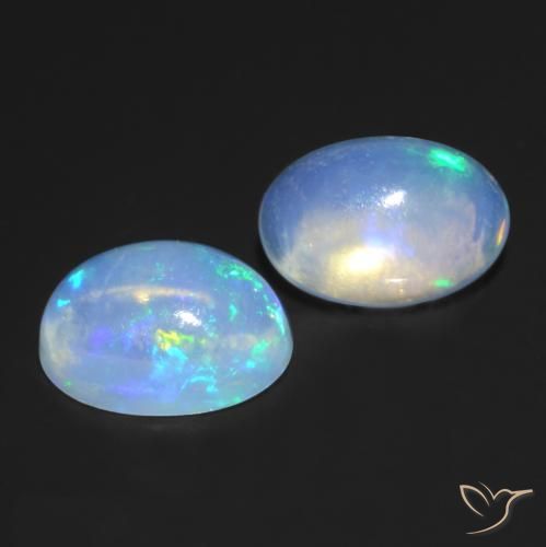 Shop natural 0.78ct Multicolore Opale gems, ovale, from Australie at GemSelect. In stock, global shipping!