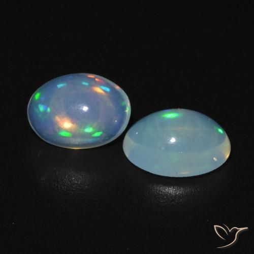 Shop natural 0.89ct Blanc bleuâtre Opale gems, ovale, from Australie at GemSelect. In stock, global shipping!
